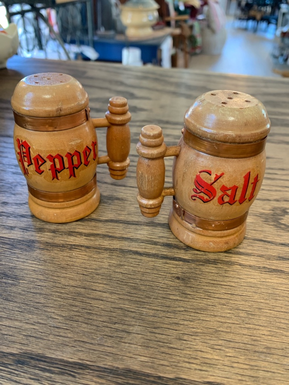 Vintage salt and pepper shakers